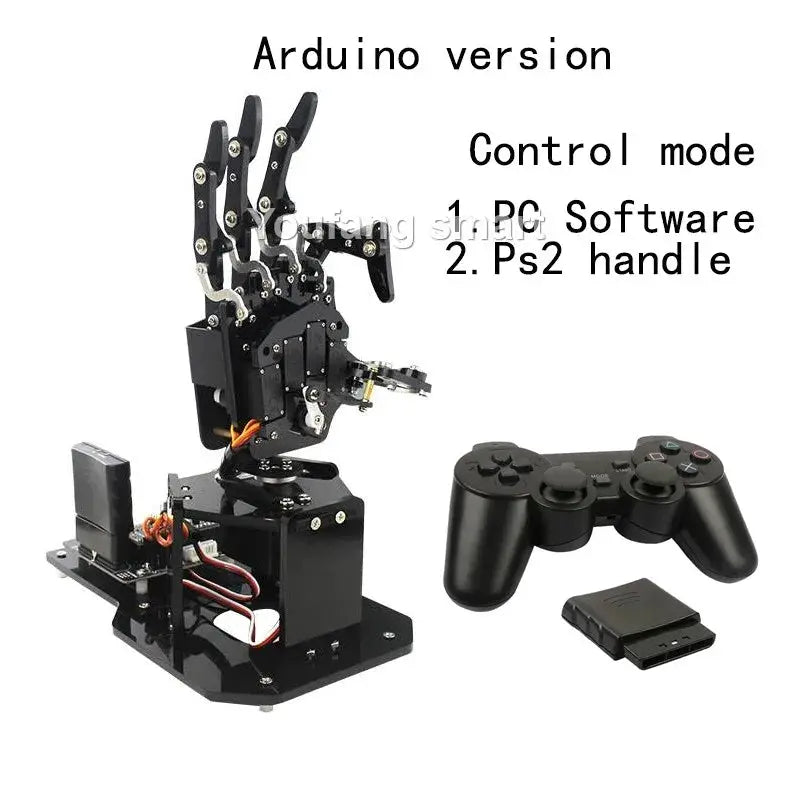 STEM For Arduino STM32 Bionic Robot Palm Hand Manipulator Open Source Code 5 Hands Educational Kit with Ps2/Somatosensory Gloves - ToylandEU