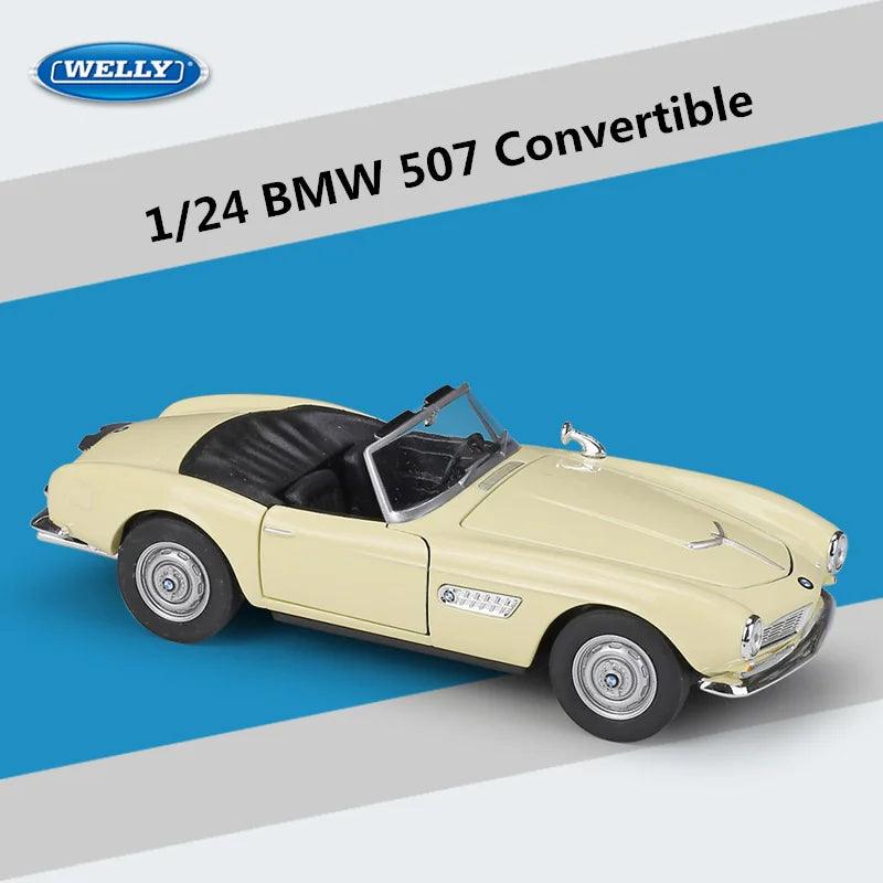 Diecast Car Model | 1:24 Scale | BMW 507 Alloy | Classic Collection