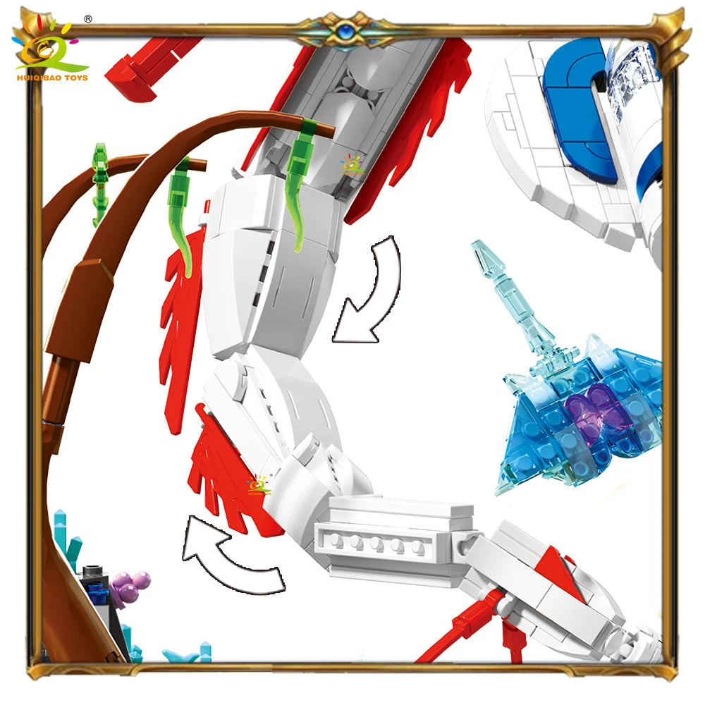 Building Blocks Set | 1355 Pieces | Lego Compatible | Deep Sea Monster