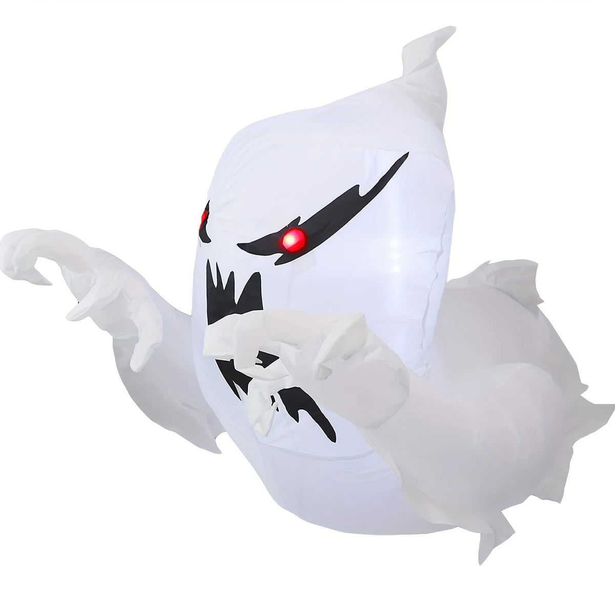 Inflatable Ghost Decor | 3.3 Ft Height | Built In LED | Halloween Yard Prop