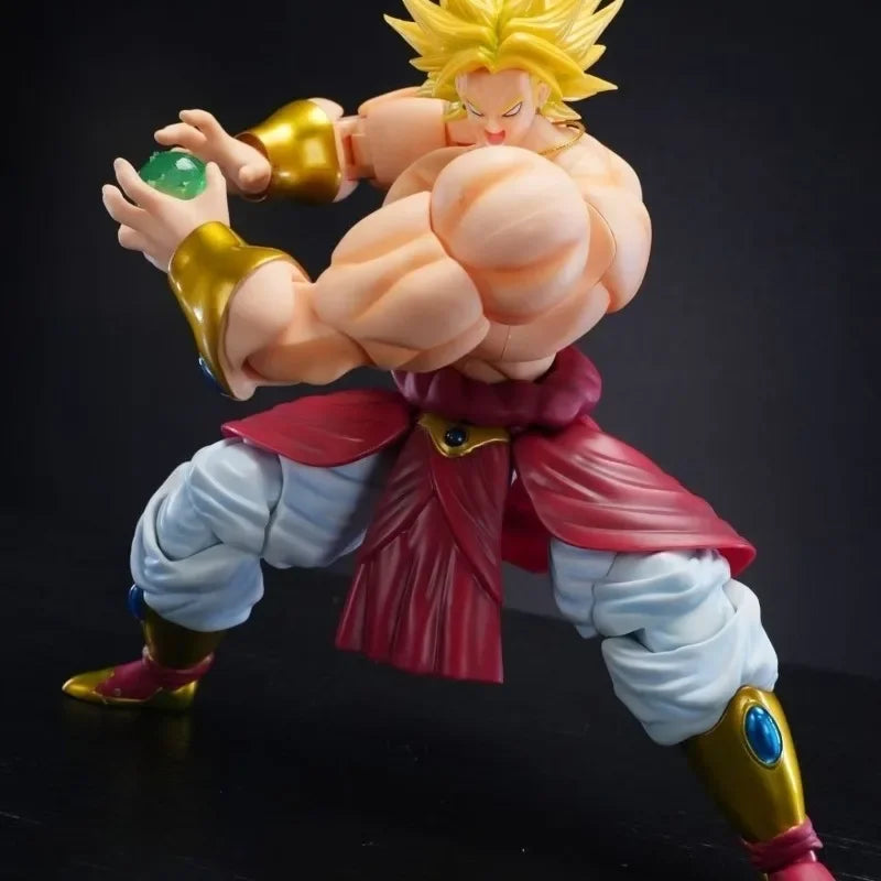 SH Figuarts Action Figure | Super Saiyan Broly | Jointed PVC | Model Toy