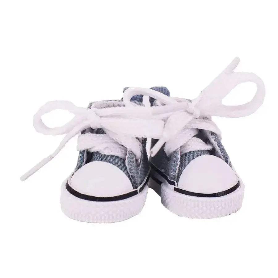 3.8cm Doll Canvas Leather Shoes For Labubu 17cm Doll - ToylandEU