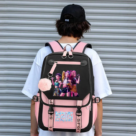 Demon Slayer Backpack With USB Charging And Large Capacity - ToylandEU