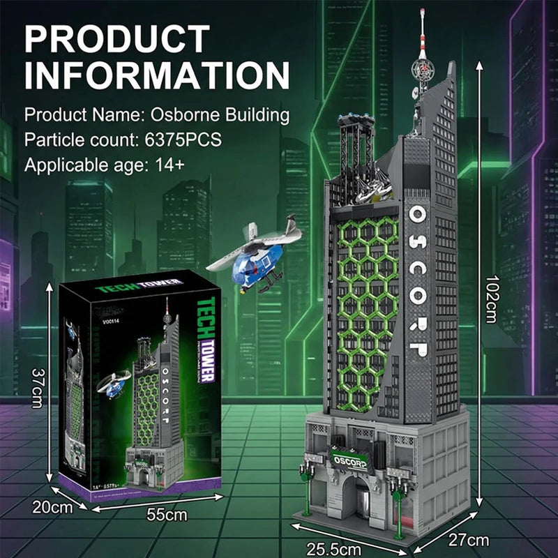 Architecture Building Set | LEGO Compatible ABS Blocks | Movie Hero Series