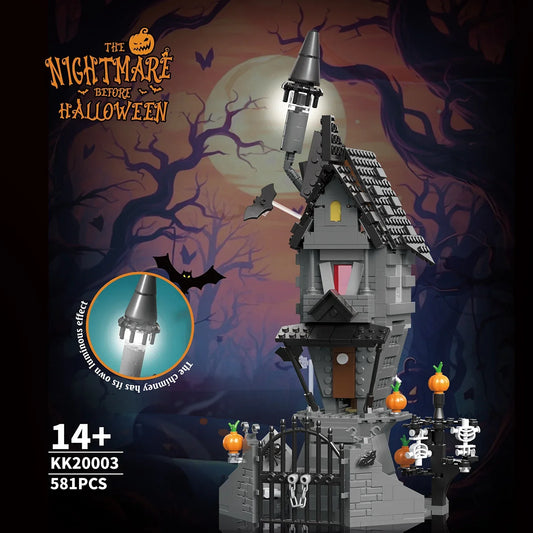 Nightmare Halloween Light Up Castle Building Block Set - ToylandEU