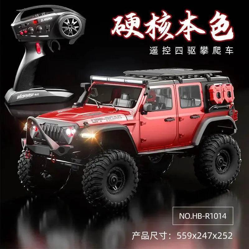 RC Professional 1:10 Scale 4WD Remote Control Off-Road Climbing Car for Adults - High & Low Speed, USB Rechargeable - ToylandEU