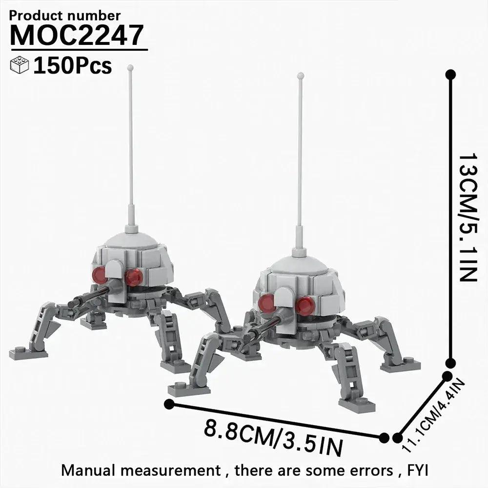 Space Droid Building Block Set Model Kit For Kids Learning - ToylandEU