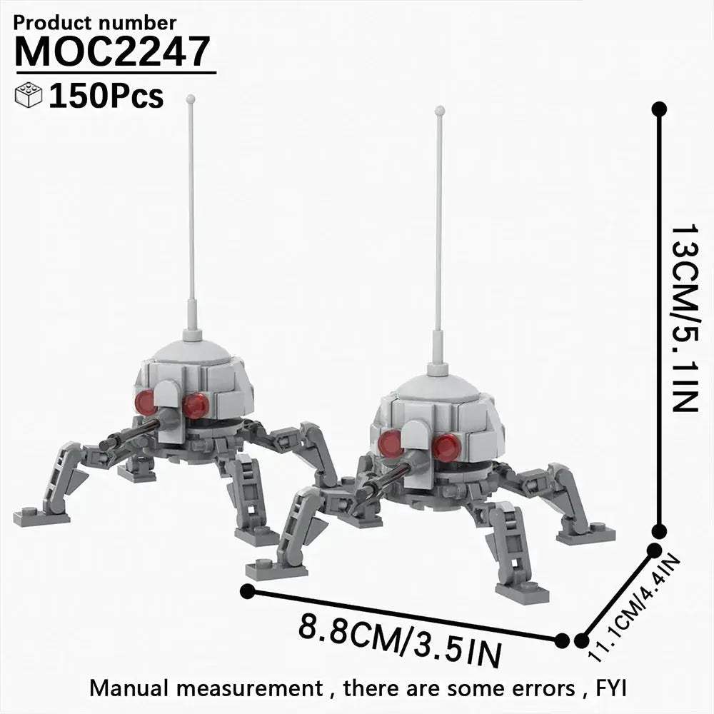 Space Droid Building Block Set Model Kit For Kids Learning - ToylandEU