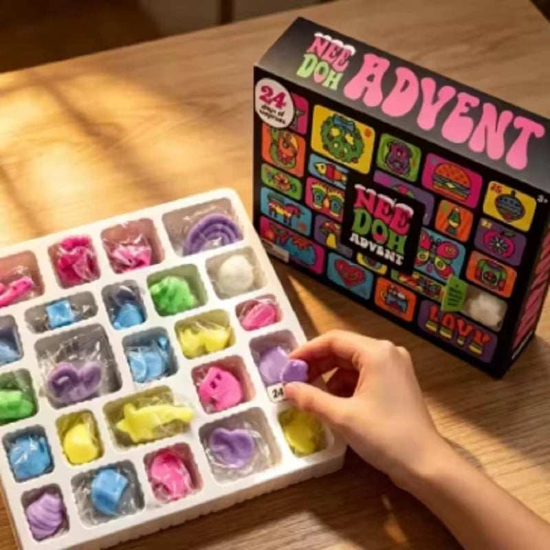 Advent Calendar | 24 Door 3D Dolls | Christmas PVC Craft | Kids Gift