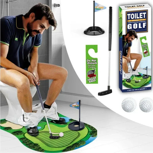 Toilet Golf Balls Set Fun Bathroom Golf Gift For Dad - ToylandEU