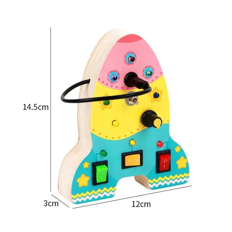 Montessori Busy Board Sensory Educational Toy For Travel - ToylandEU