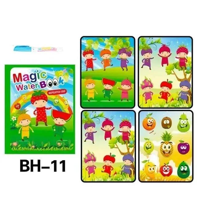 Magic Water Drawing Book for Kids With Reusable Pen - ToylandEU