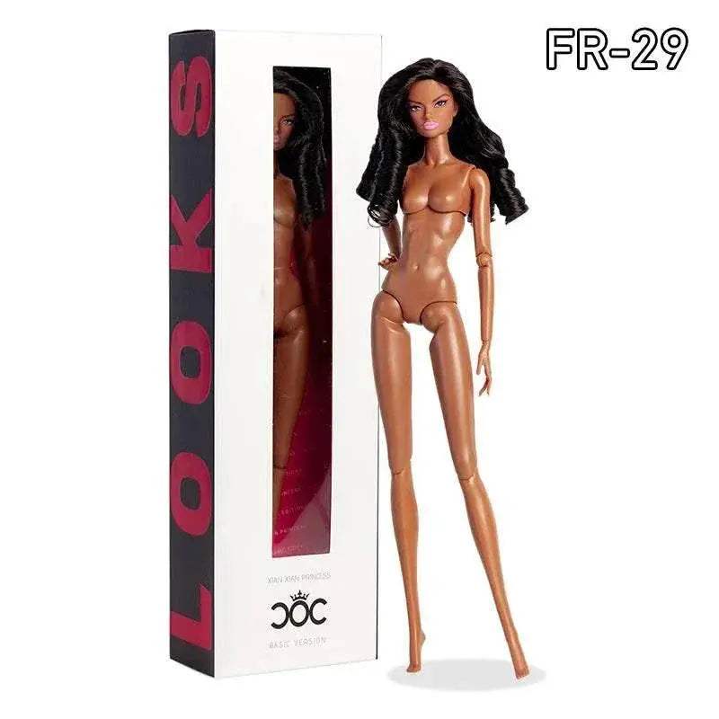 32cm Supermodel Doll Fashion Cute Trendy DIY Toys Gold Edition - ToylandEU