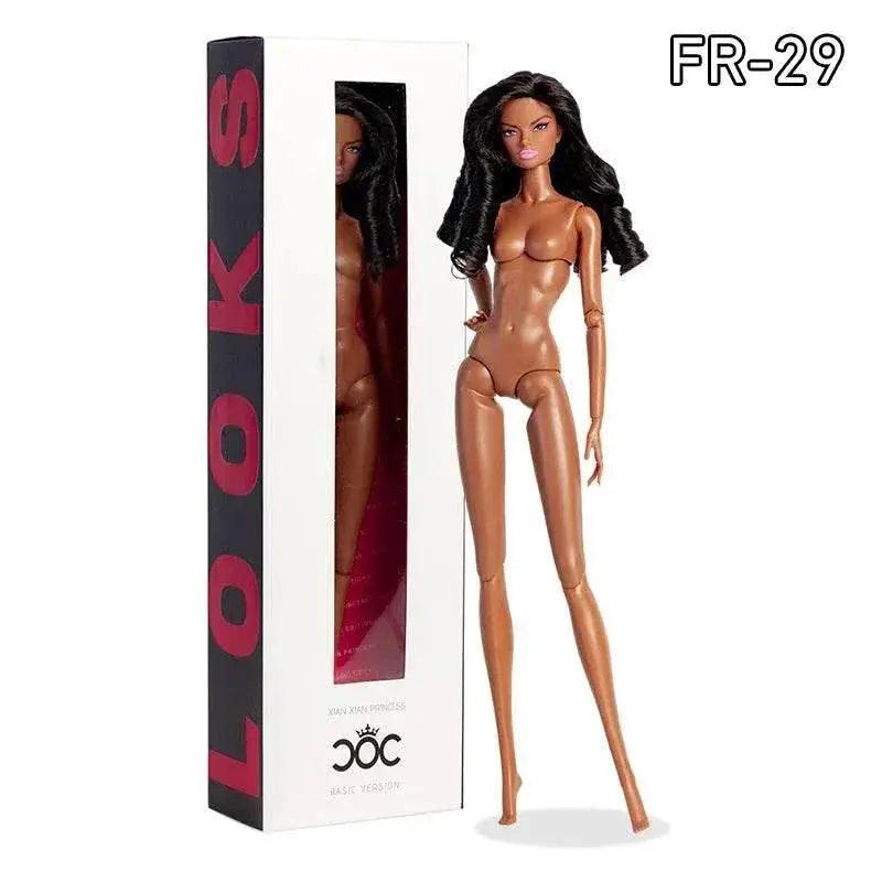 32cm Supermodel Doll Fashion Cute Trendy DIY Toys Gold Edition - ToylandEU