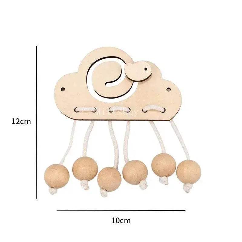 Montessori Busy Board DIY Accessories Early Learning Toy Matching Puzzle Kindergarten Education Hourgla Shoe Maze Brain Game Toy - ToylandEU