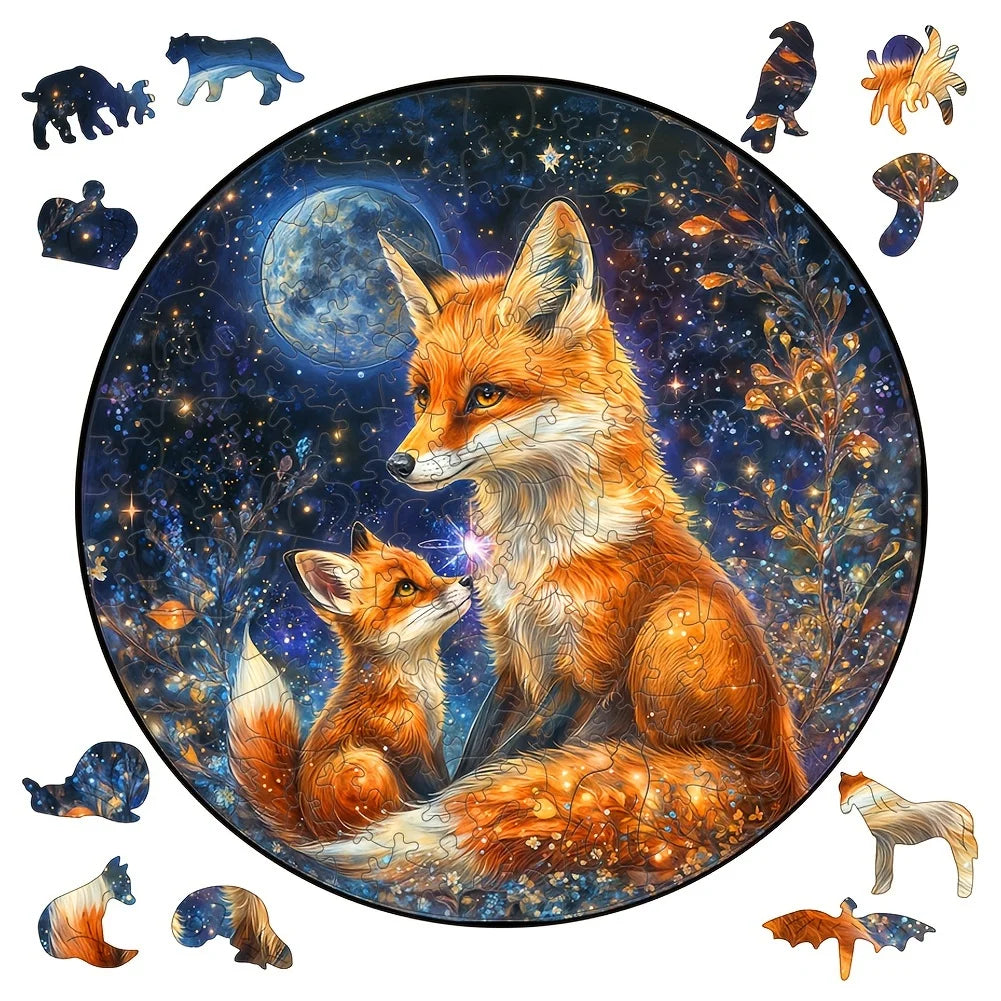 3D Wooden Puzzle | Universe Fantasy Theme | Animal Style | One Size