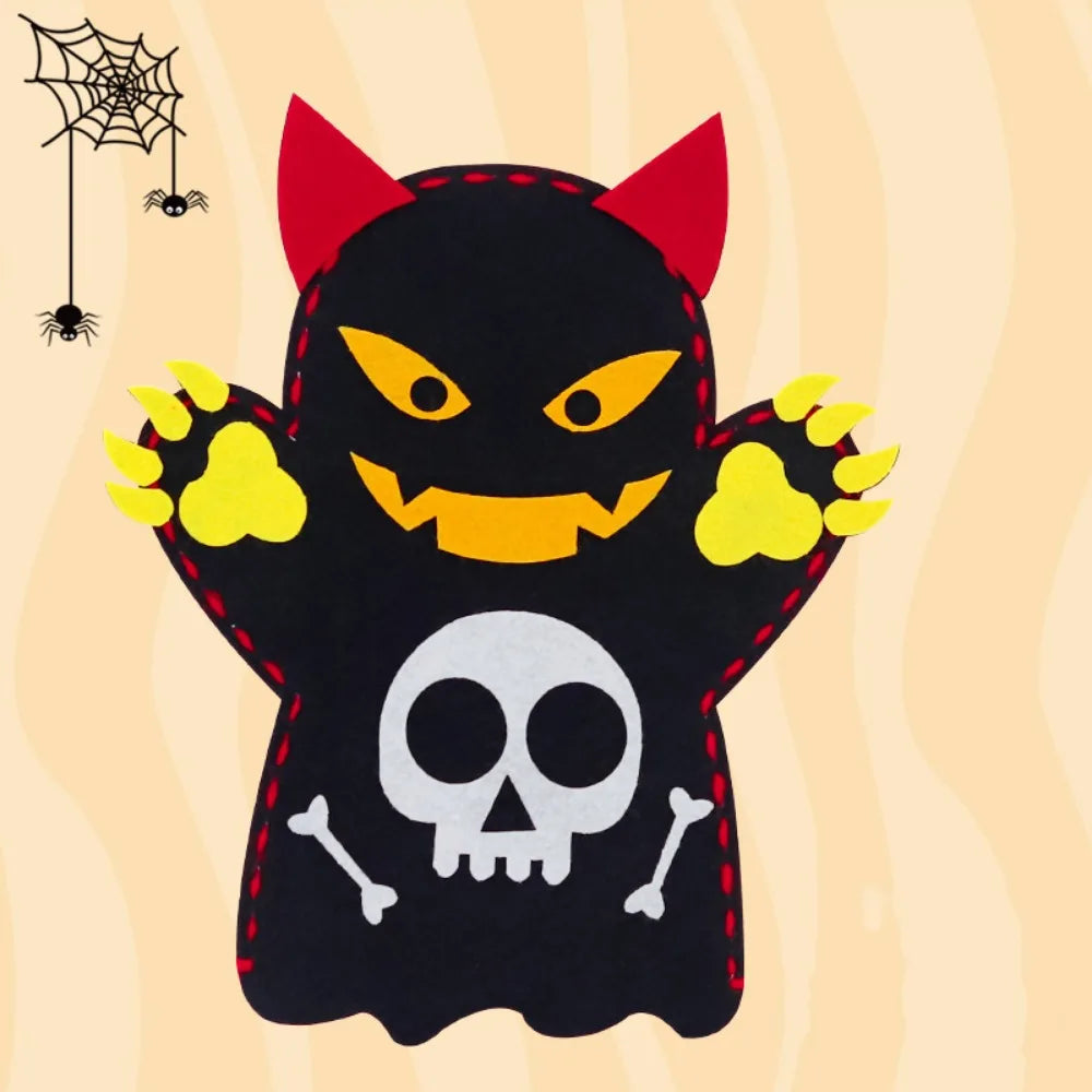 Halloween Puppet Kit | Non-Woven Fabric | 10.6 Inch Size | Kids Party Favor