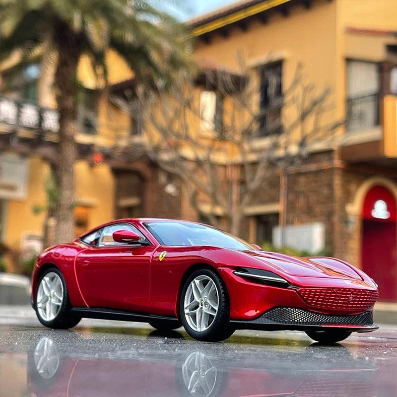 Diecast Car Model | 1:24 Scale | Ferrari Roma Alloy | BBURAGO
