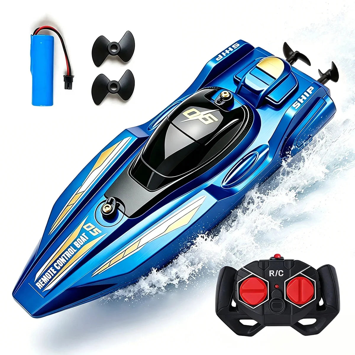 RC Speed Boat | Dual Motor | 2.4GHz Remote | All Ages