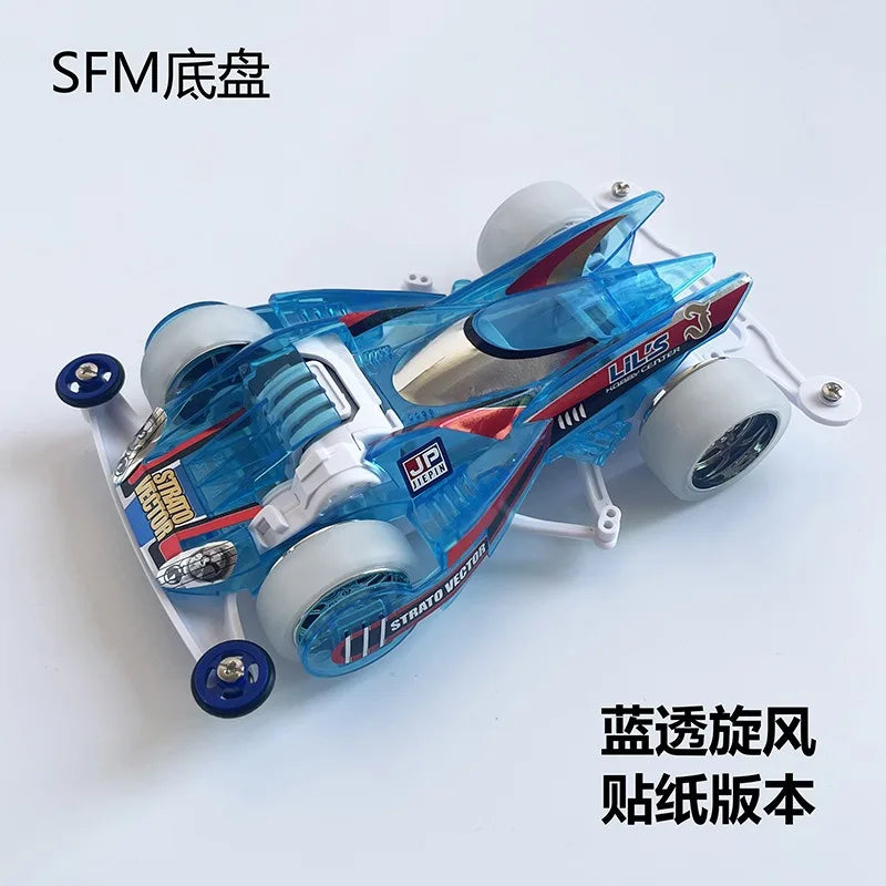 Mini Four Wheel Drive Car | 1/32 Scale | Plastic Assembly Kit | Racing Model