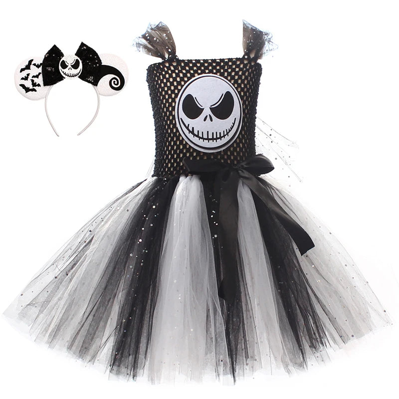 Girls Halloween Dress | Toddler 1-3Y | Soft Polyester | Sally Tutu