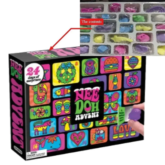 Advent Calendar | 2026 Stress Relief Toy Surprise Box | 3D PVC Fidget Dolls | Holiday Countdown Gift