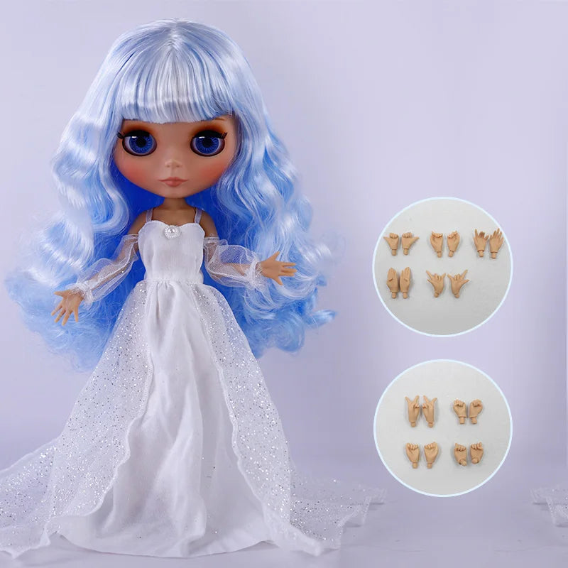 BJD Doll | 1/6 Jointed Body | Tan Skin Matte Face | 30cm