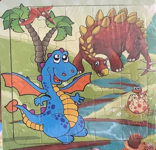 Wooden 3D Puzzle For Kids Ages Three To Six Animals - ToylandEU
