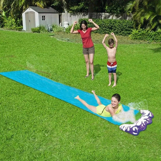 Kids Inflatable Slide | PVC Construction | Double Surf | Backyard Water Slide