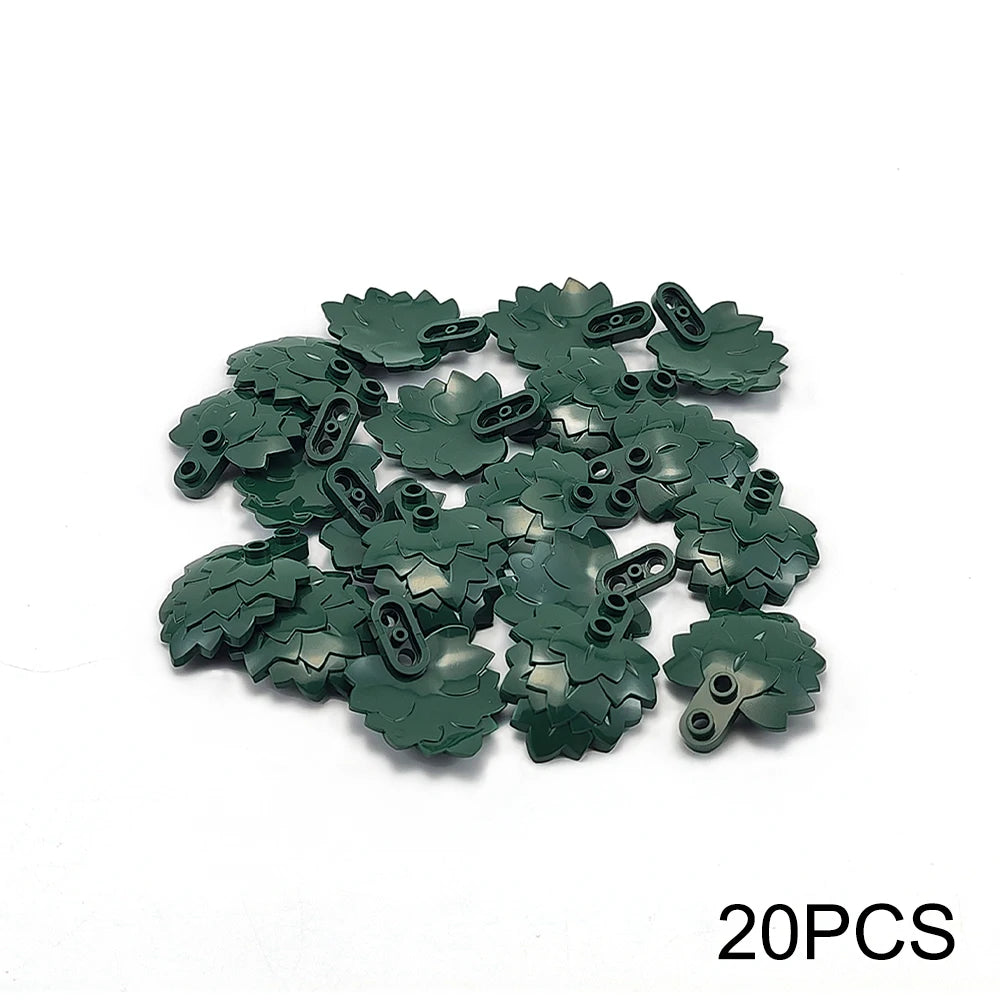 Block Trees | Compatible Brick Design | Plastic Garden Style | Unisex Model