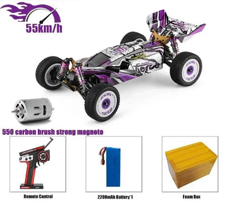RC 124007 & 124019 High-Speed 1:12 Electric 4WD RC Racing Cars - 75KM/H & 55KM/H Drift Crawler with 3000mAh Battery - ToylandEU