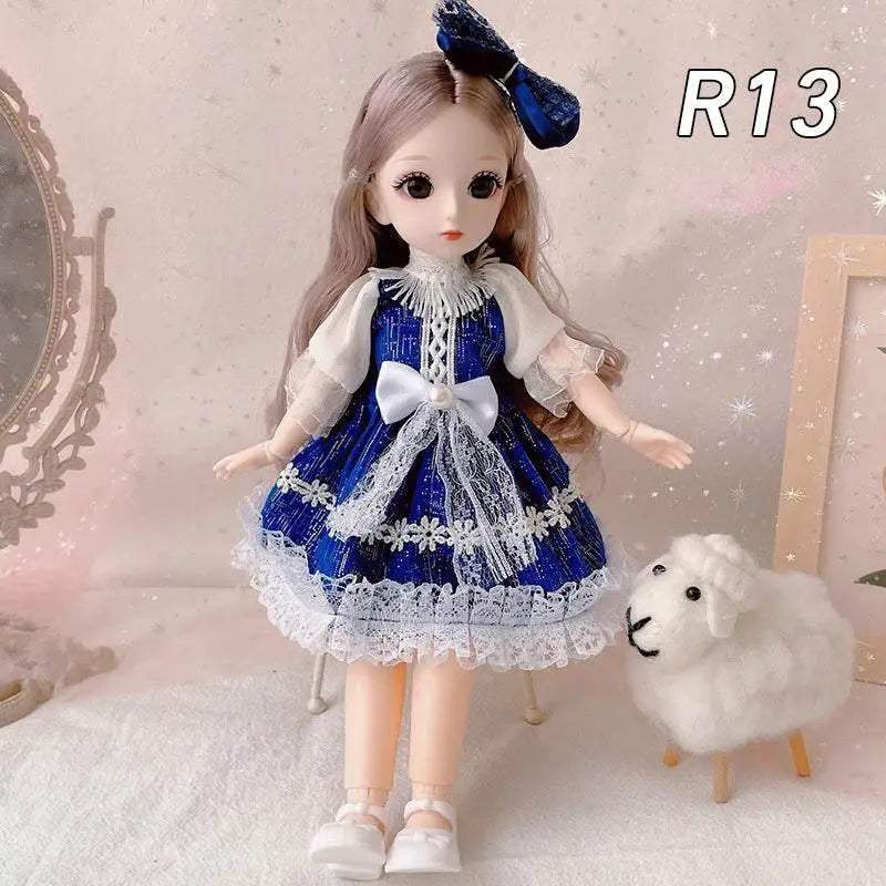 30cm 1/6 BJD Dolls Little Girl Cute Dress Up Toys Gifts - ToylandEU