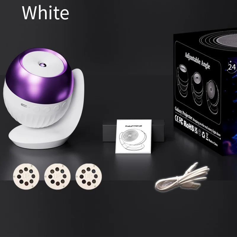 Galaxy Projector | 24 LED Modes | Rotating Starry Sky | Kids Night Light
