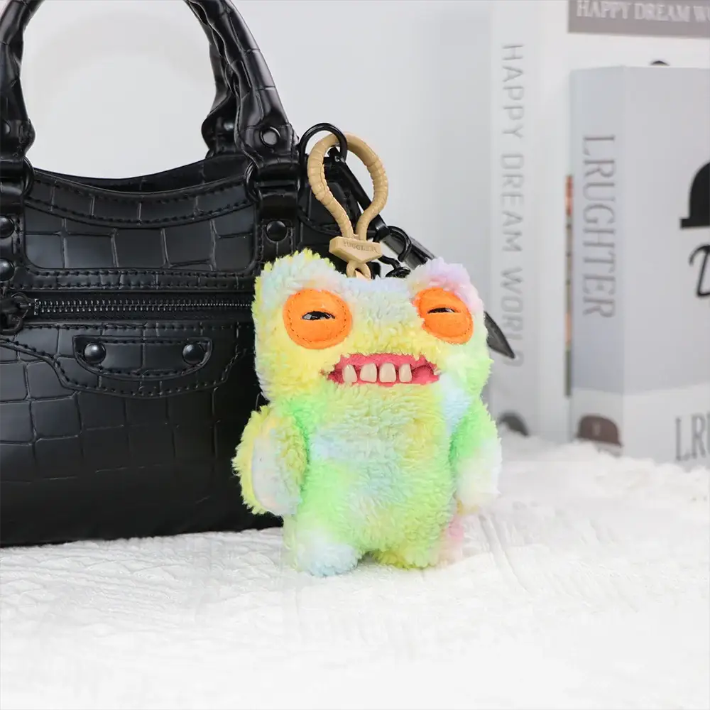 Fuggler Ugly Monster Original Keychain Pendant Doll Funny Teeth Monster Count Underoo McGoo Pink Rabid Rabbit 12-14cm Toy Gift - ToylandEU