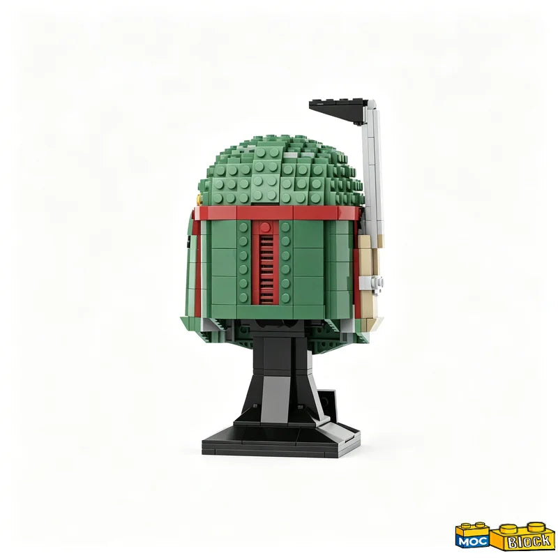 Sci Fi Helmet Blocks | 677 Pcs MOC Kit | Educational DIY | Collectors Display