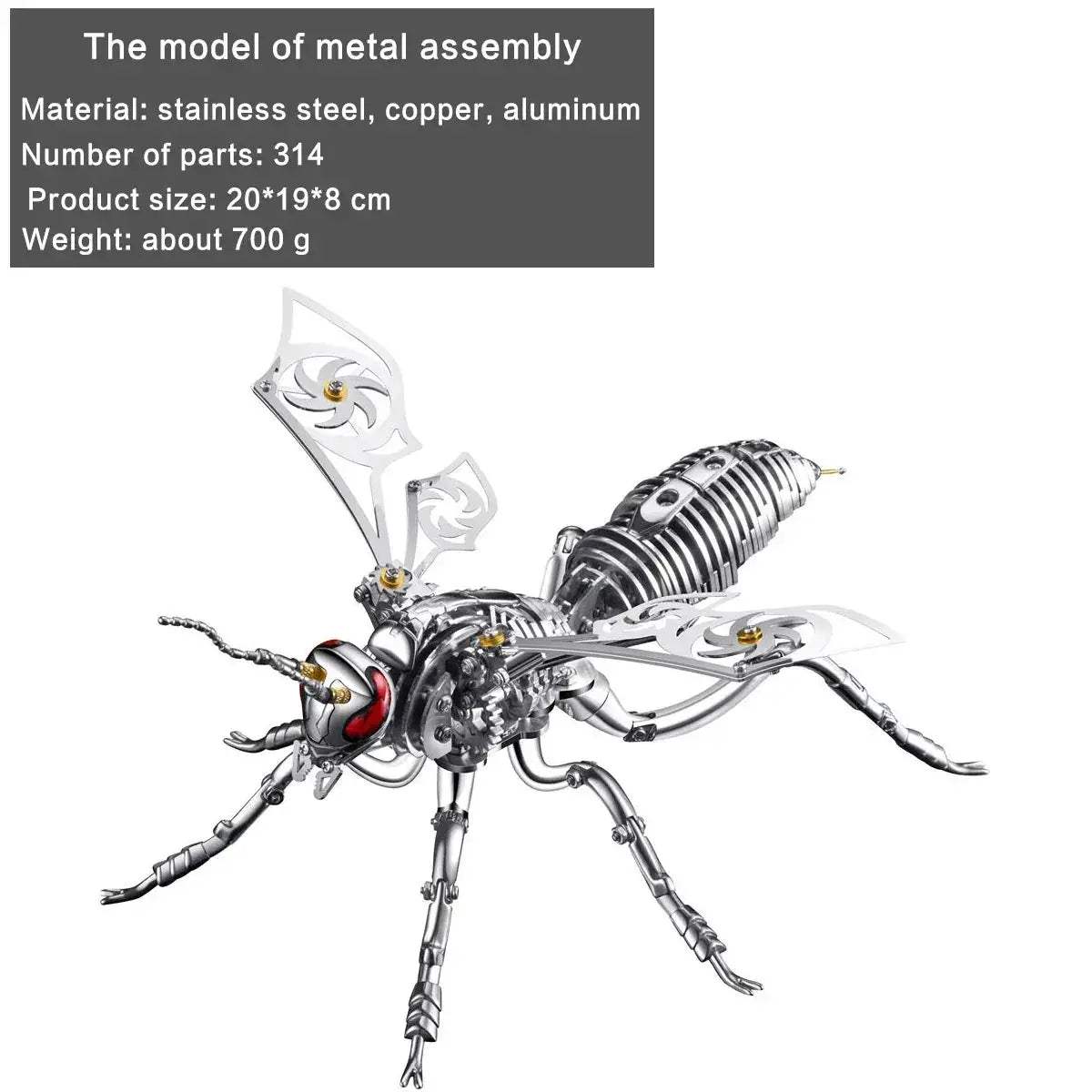 DIY 3D Metal Model Kit Mechanical Puzzle Gift for Teens - ToylandEU