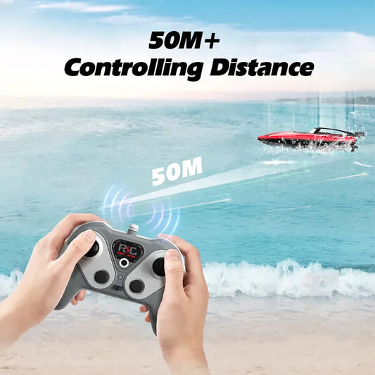 High Speed RC Racing Boat for Pool and Lake Adventures - ToylandEU