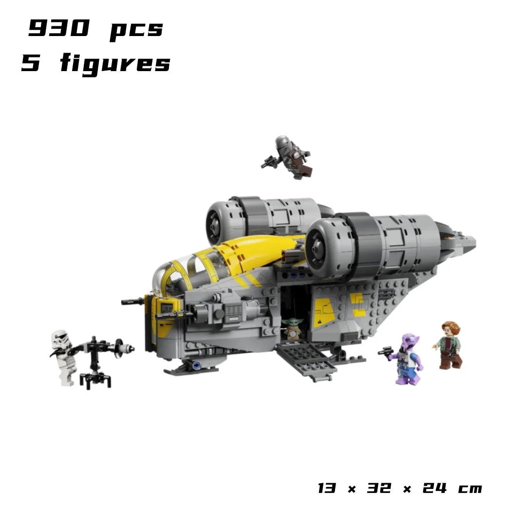 Building Blocks Set | 930 Pieces | Razor Crest MOD | Educational Toy