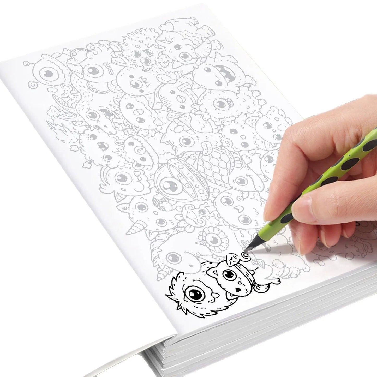 Trace And Color Book | Stress Relief Art | Toylandeu™