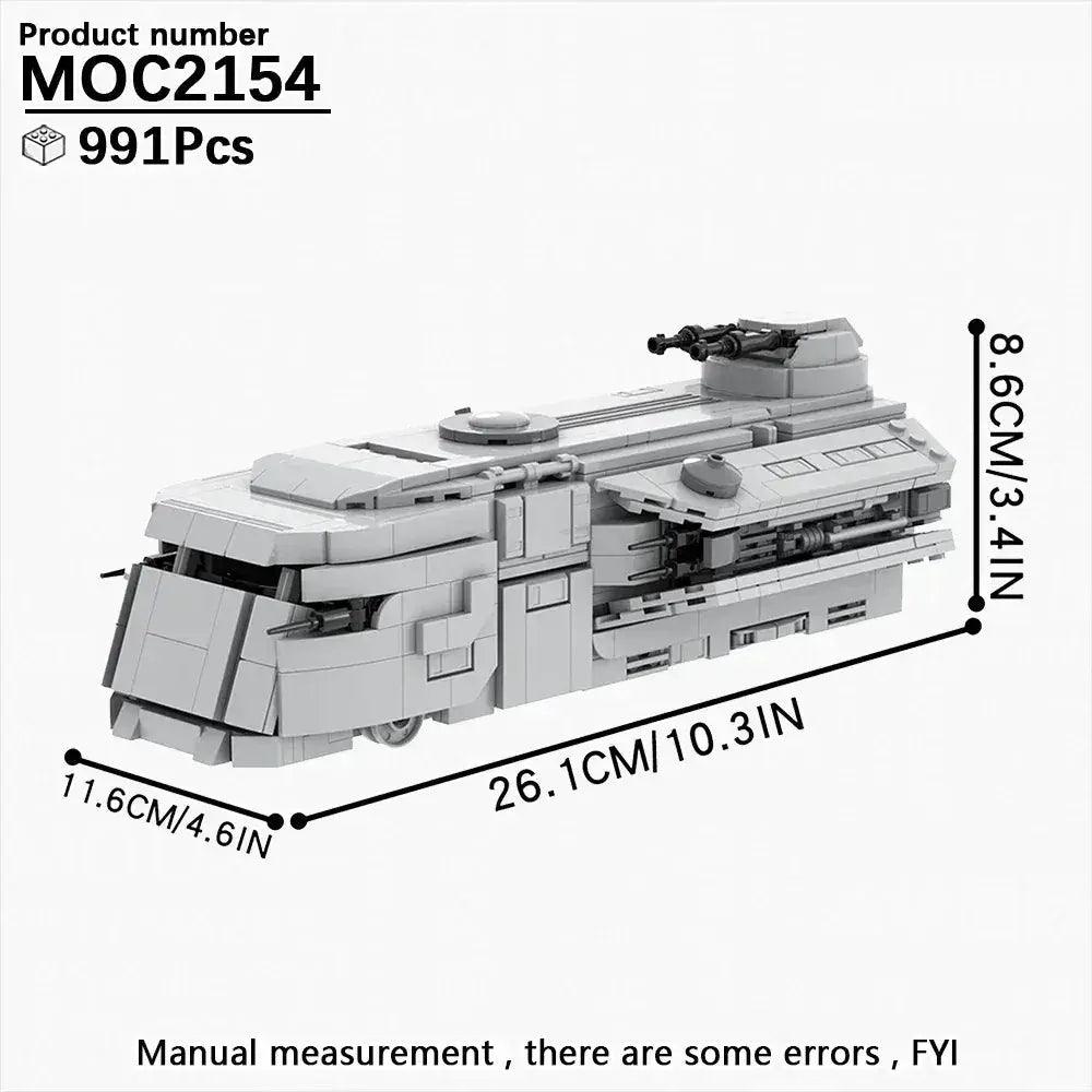 Space War Tank Building Blocks Kit Educational Diorama Toy - ToylandEU