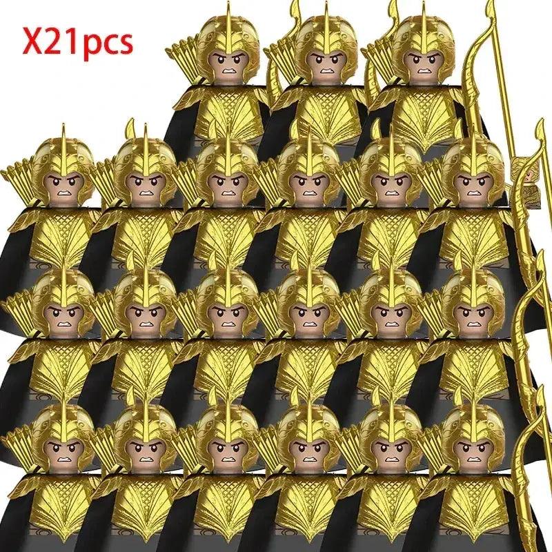 Lego Compatible Fantasy Army Building Blocks Figures Set - ToylandEU