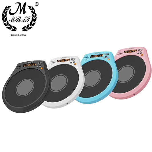 Rechargeable Multifunction Electronic Drum Pad With Metronome And Speed Detection