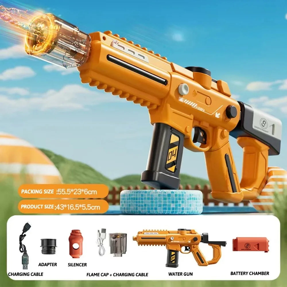 Water Blaster | Full Auto | Lithium Battery | Blue Black Gray