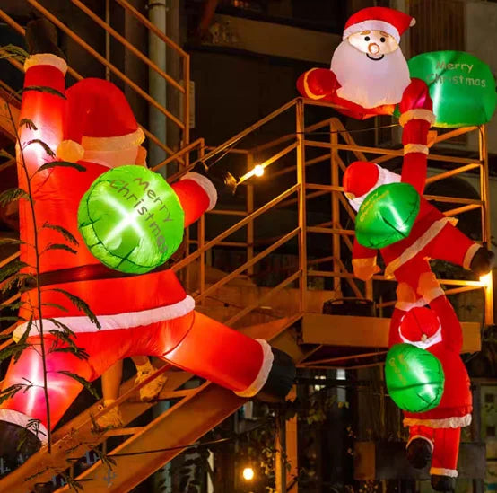 Christmas Inflatable Decoration | 7.8 Feet Tall | 6 Led Lights | Outdoor Yard