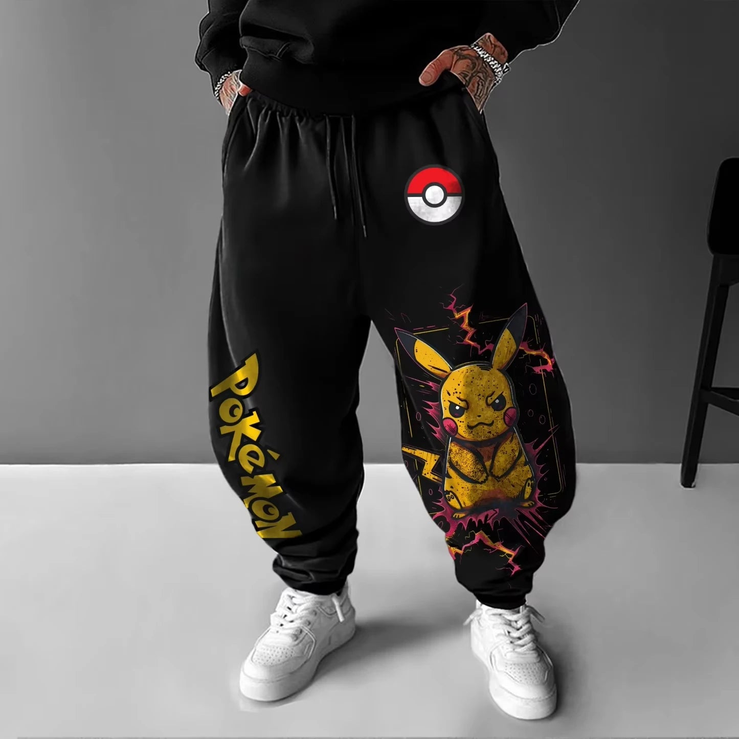 Pokémon Sweatpants | Unisex | Cotton Drawstring | S XL
