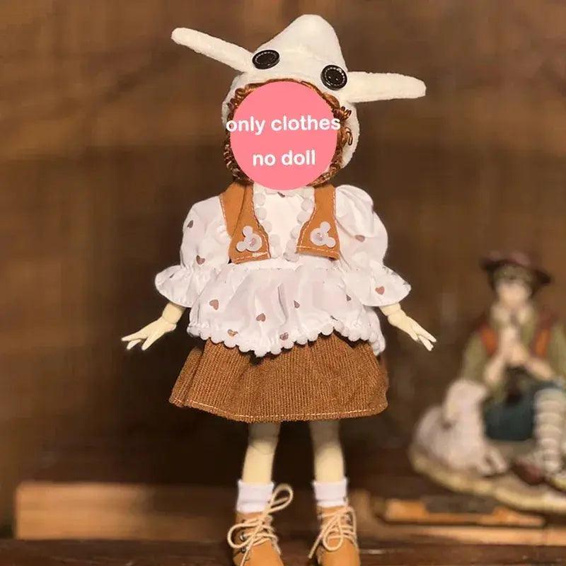 Lolita Doll Multi Layer Cake Skirt For One Sixth BJD - ToylandEU