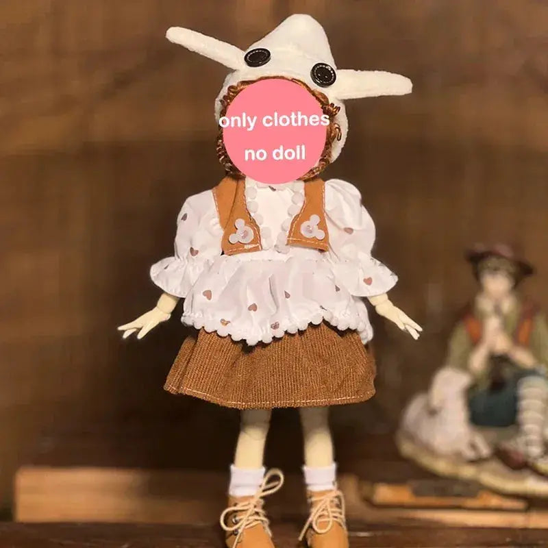 Lolita Doll Multi Layer Cake Skirt For One Sixth BJD - ToylandEU