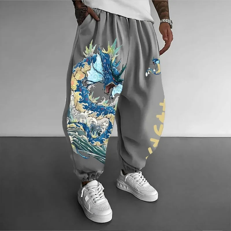 Pokemon Sweatpants | Unisex Cotton | Prewashed Fabric | Large
