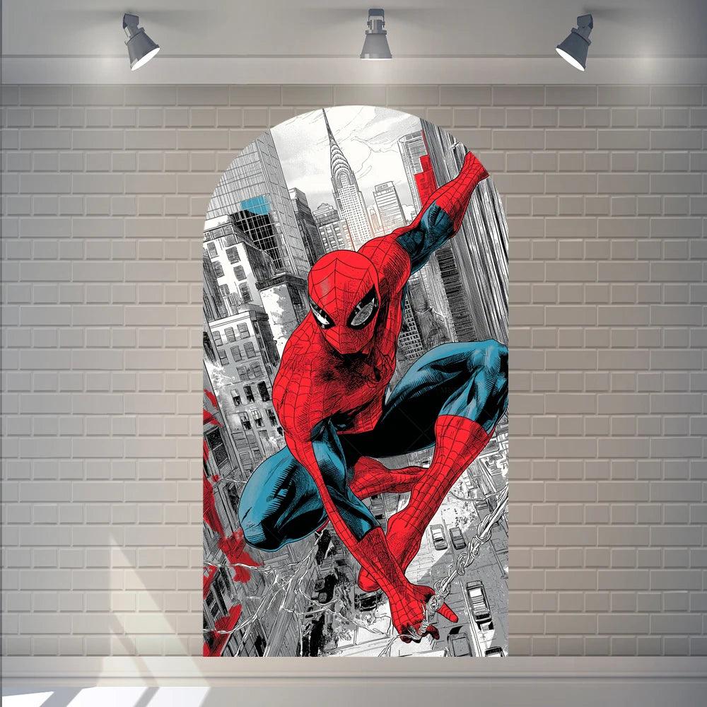 Photography Backdrop | Sizes | Custom HD Print | SpiderMan Theme