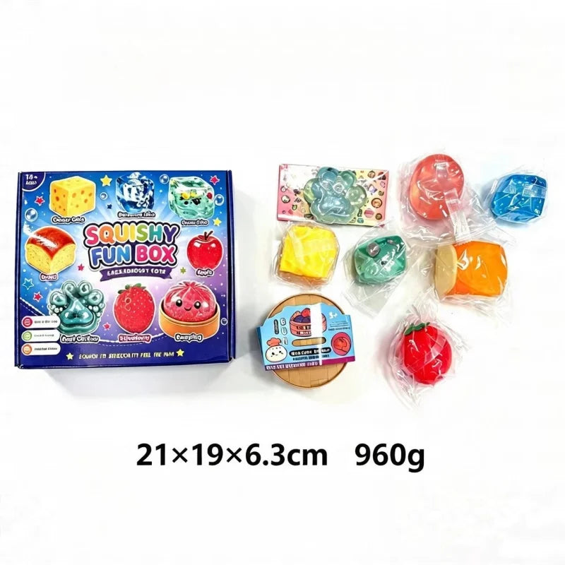 Squishy Advent Calendar | 2026 Slow Rising Toys | Stress Relief Fidgets